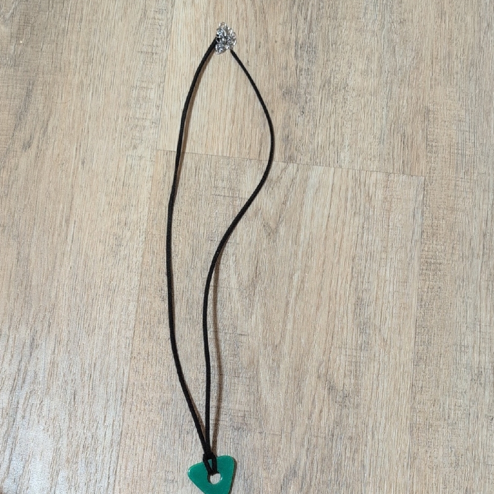 Green Pendant Necklace - Coraline